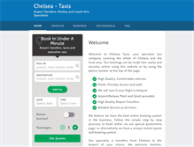 Tablet Screenshot of chelseataxis.co.uk
